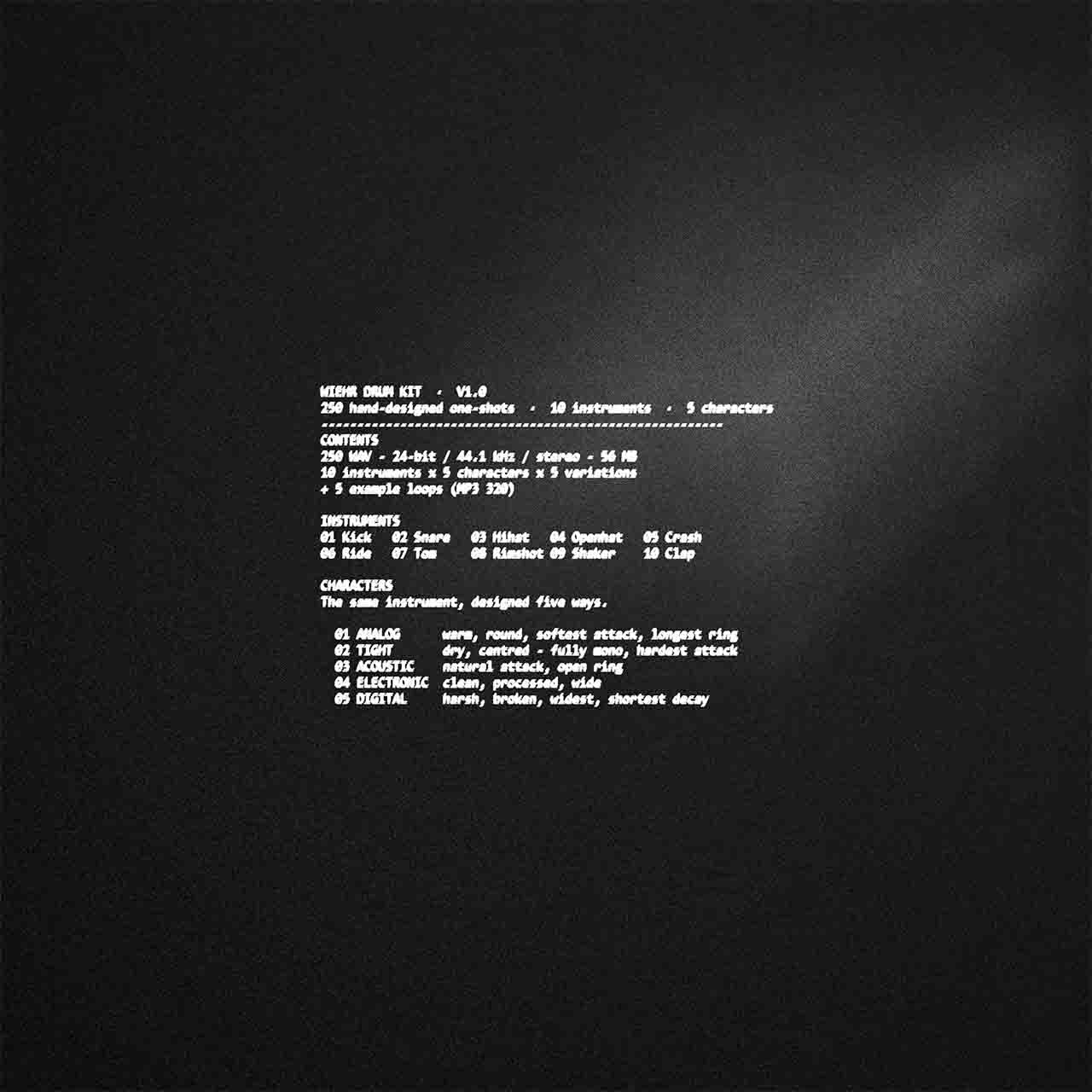 Wiehr Drum Kit V1.0